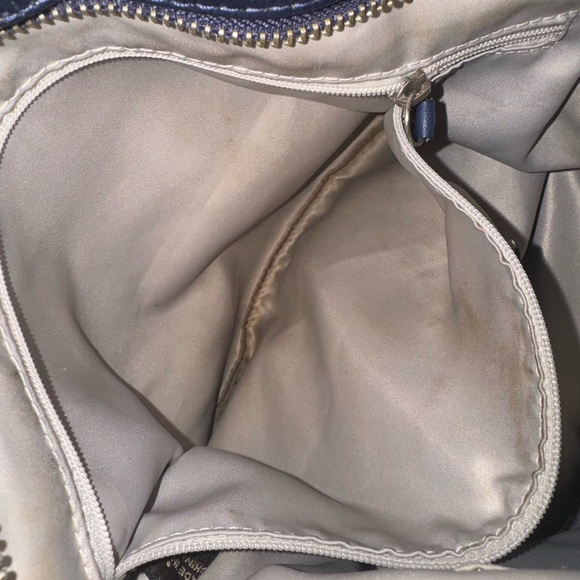 Coach Y2K Navy Blue Brooke Hobo Shoulder Bag Purse F17165 - Picture 7 of 13